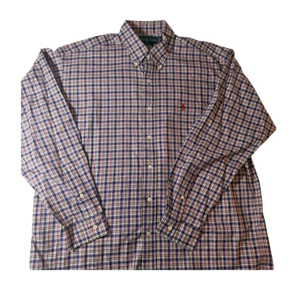 Ralph Lauren Blake 100% cotton  Plaid Button-Down Shirt S-L
